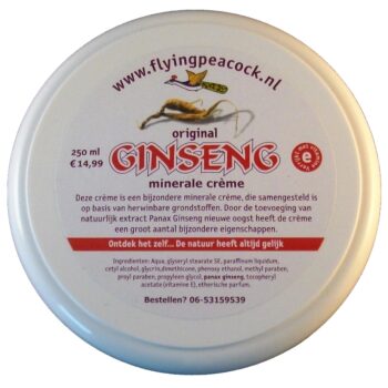Ginseng mineraal creme/mineral cream (250 ml)